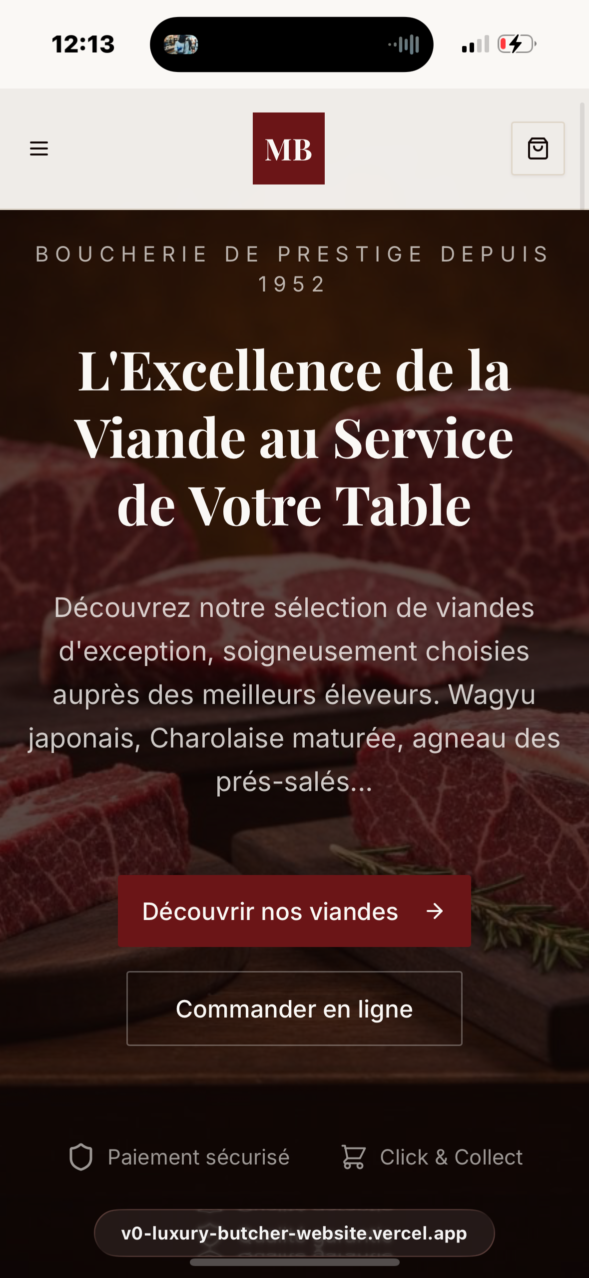Page d'accueil - L'Excellence de la Viande