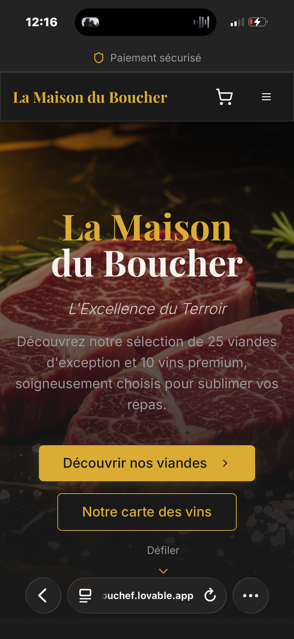 Accueil - La Maison du Boucher